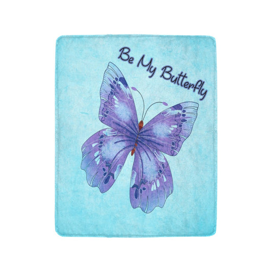 Be My Butterfly Ultra-Soft Micro Fleece Blanket 40"x50" - The Cool Collective AU