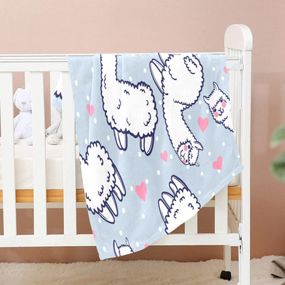 Llama Love Baby Blanket - The Cool Collective AU