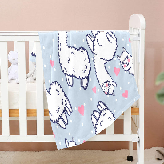 Llama Love Baby Blanket - The Cool Collective AU